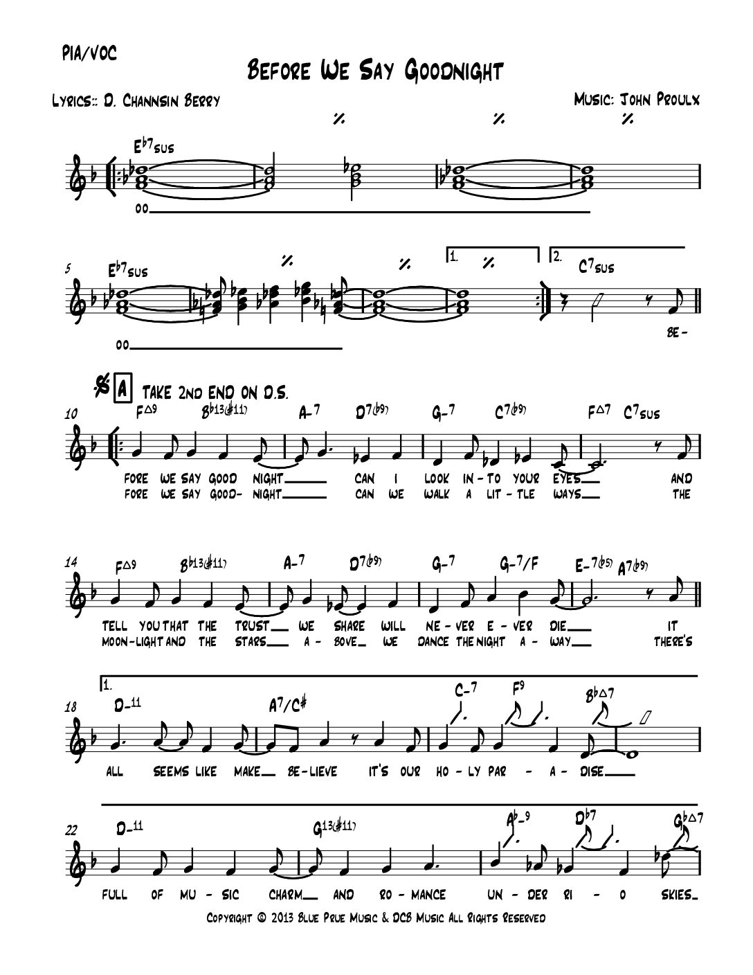 Before We Say Goodnight