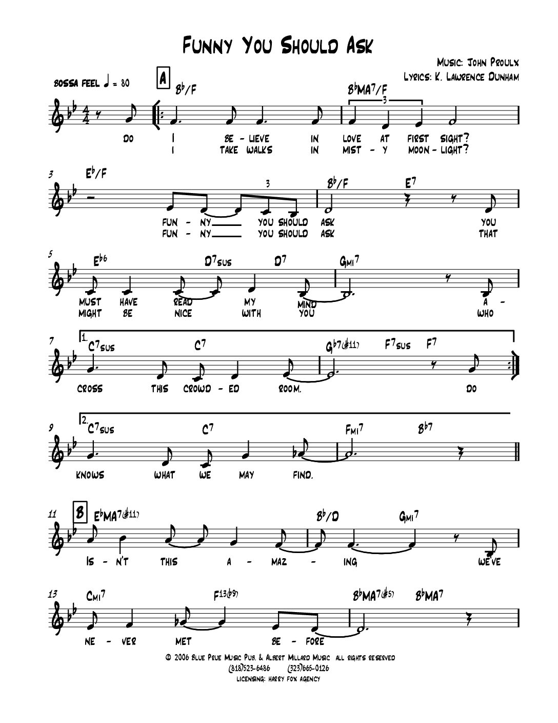 Funny You Should Ask