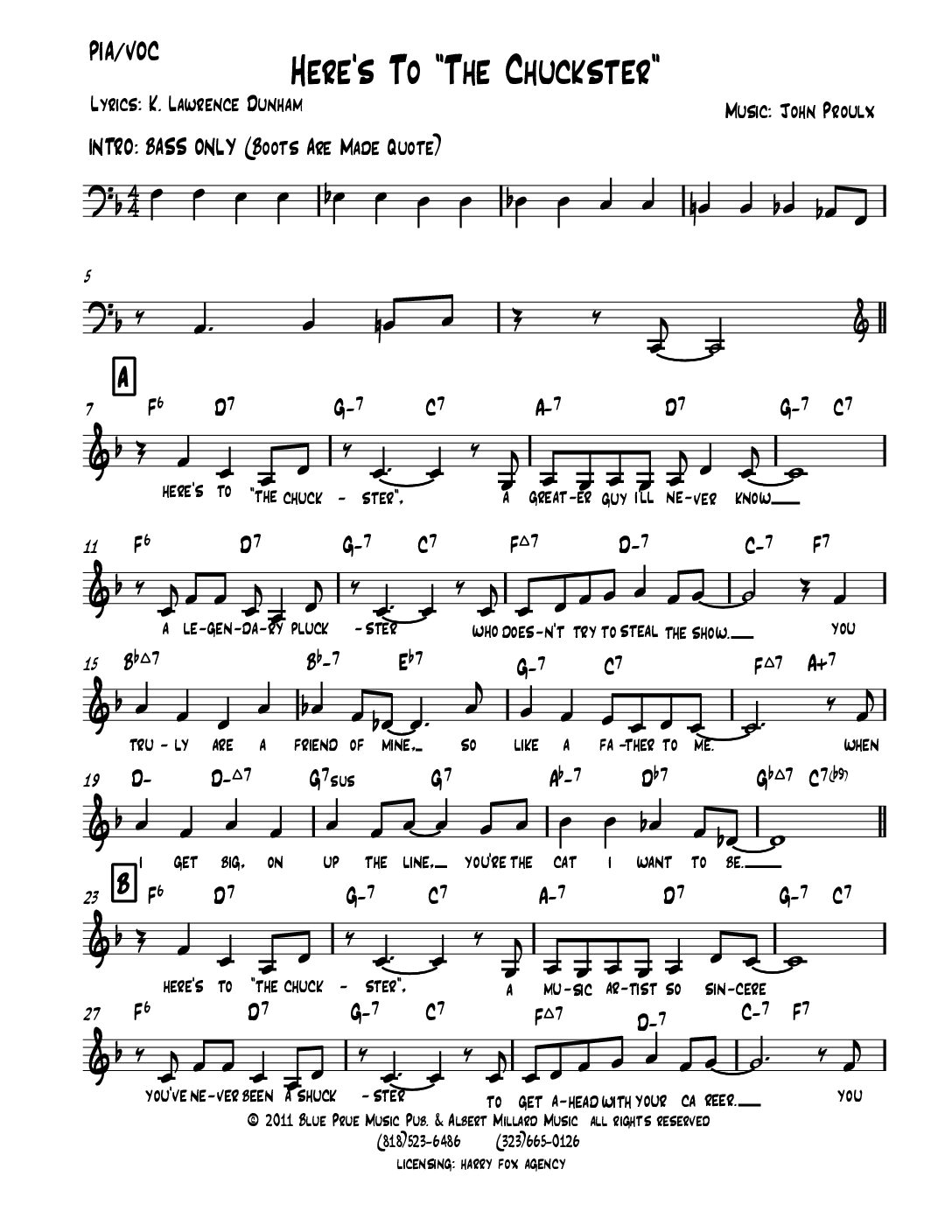 Here's to the Chuckster