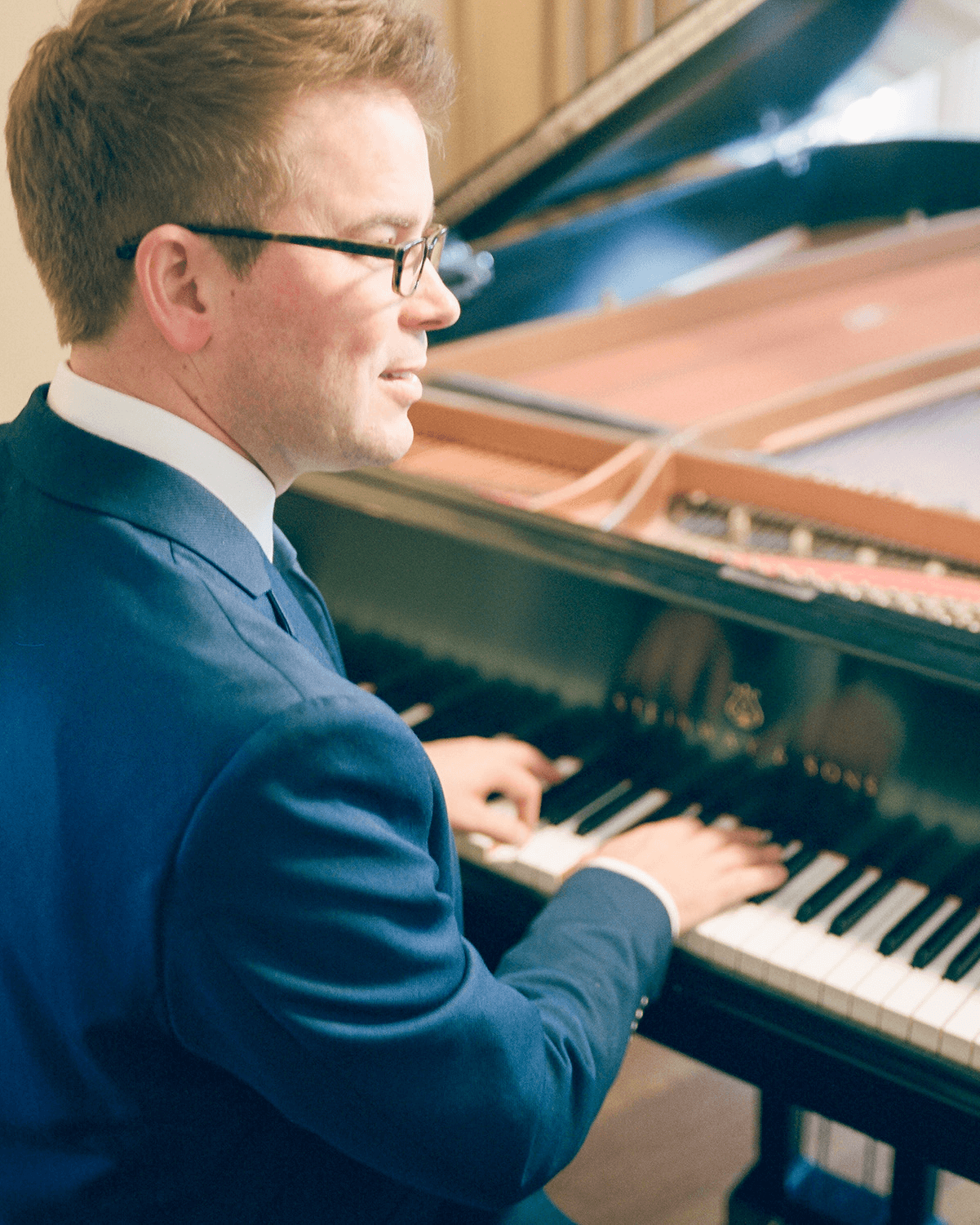 John Proulx at piano